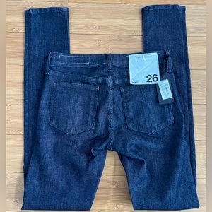 RAG & BONE SKINNY JEANS Indigo Continuous wash Size 26 stretch